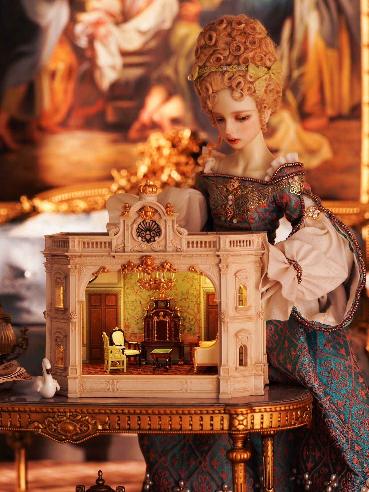 French Royal Manor Miniature House