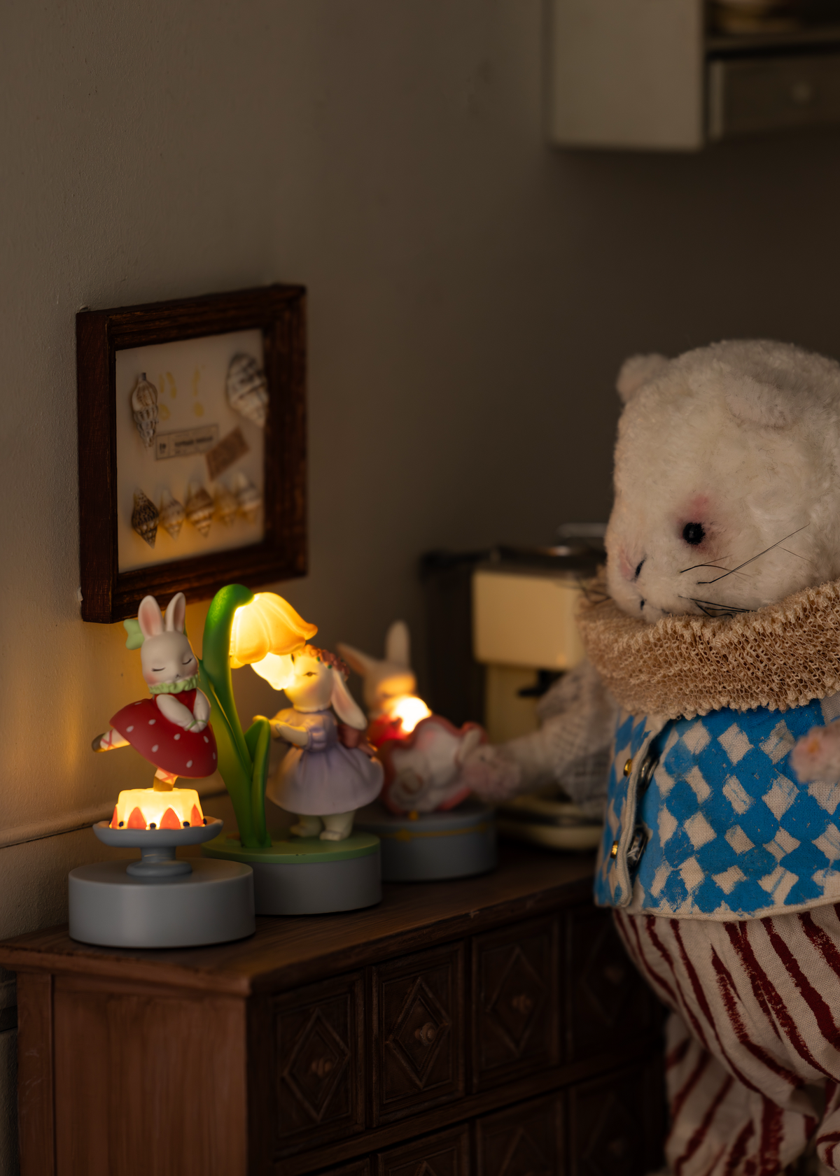 Pudding Bunny Miniature Night Light